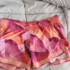Athleta 5in Printed Mesh Racer Run Short, Size L
